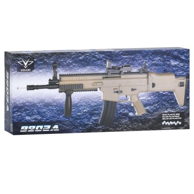 Детский игрушечный автомат 78 см (стреляет пульками, складной) (8902A-Black)