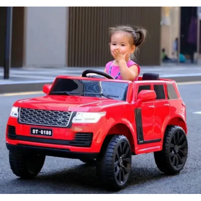 Дитячий електромобіль Джип M 4836EBLR-3 Range Rover одномісний, 4WD, MP3, USB роз'єм, шкіряне сидіння Дитячий електромобіль Джип M 4836EBLR-3 Range Rover одномісний, 4WD, MP3, USB роз'єм, шкіряне сидіння