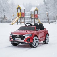 Электромобиль детский одноместный машина Ауди с мягким сидением, автопокраска (M 5899EBLRS-3)