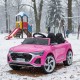 Електромобіль дитячий одномісний машина Ауді з м'яким сидінням, автофарбування (M 5899EBLRS-8)