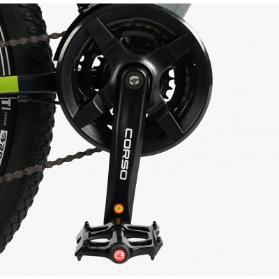 Спортивный алюминиевый велосипед 26" дюймов рама 15 дюймов Shimano 21 скорость Corso «Kord» (KD-80420)