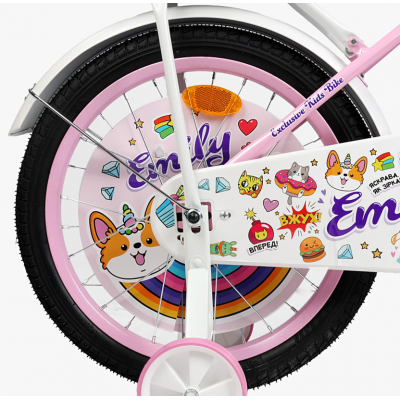 Велосипед дитячий двоколісний 18 дюймів для дівчинки з кошиком Corso Emily (ML-19256) Велосипед дитячий двоколісний 18 дюймів для дівчинки з кошиком Corso Emily (ML-19256)