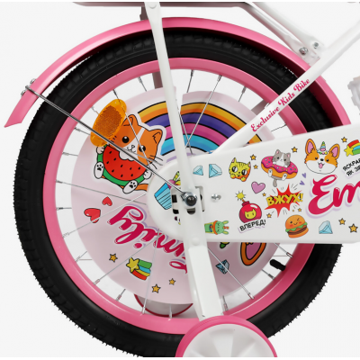 Велосипед дитячий двоколісний 18 дюймів для дівчинки з кошиком Corso Emily (ML-30174) Велосипед дитячий двоколісний 18 дюймів для дівчинки з кошиком Corso Emily (ML-30174)