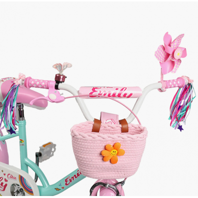 Велосипед дитячий двоколісний 18 дюймів для дівчинки з кошиком Corso Emily (ML-40215) Велосипед дитячий двоколісний 18 дюймів для дівчинки з кошиком Corso Emily (ML-40215)