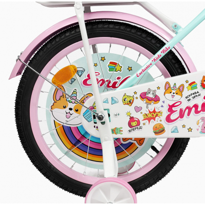 Велосипед дитячий двоколісний 18 дюймів для дівчинки з кошиком Corso Emily (ML-40215) Велосипед дитячий двоколісний 18 дюймів для дівчинки з кошиком Corso Emily (ML-40215)