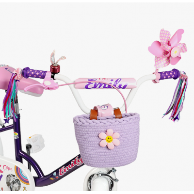Велосипед дитячий двоколісний 18 дюймів для дівчинки з кошиком Corso Emily (ML-14035) Велосипед дитячий двоколісний 18 дюймів для дівчинки з кошиком Corso Emily (ML-14035)