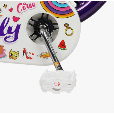 Велосипед дитячий двоколісний 18 дюймів для дівчинки з кошиком Corso Emily (ML-14035) Велосипед дитячий двоколісний 18 дюймів для дівчинки з кошиком Corso Emily (ML-14035)