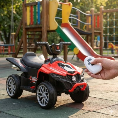 Детский электро квадроцикл с пультом для родителей (электромобиль с мягким сидением) (M 6181ELR-3)