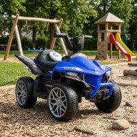 Електро-квадроцикл дитячий електромобіль з м'яким сидінням та пультом для батьків (M 5730ELR-4)