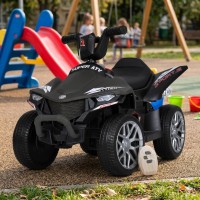 Електро-квадроцикл дитячий електромобіль з м'яким сидінням та пультом для батьків (M 5730ELR-11)