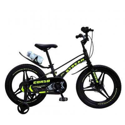 Велосипед дитячий магнієвий 18 дюймів литі диски для хлопчика та дівчинки Corso "Stream" (SM-18915)