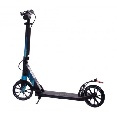 Двухколесный алюминиевый детский самокат с амортизатором и ручным тормозом для мальчика и девочки Maraton (Delta)