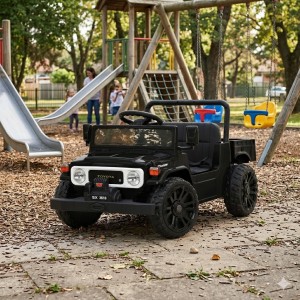 Електромобіль дитячий одномісний джип з м'яким сидінням Тойота (M 6308EBLR-2)