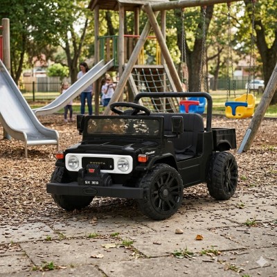 Електромобіль дитячий одномісний джип з м'яким сидінням Тойота (M 6308EBLR-2)