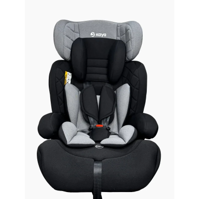 Автокресло детское с бустером вес 9-36кг группа 1-2-3 серое Kaya Pulse (PP-1240 Iron Shade)