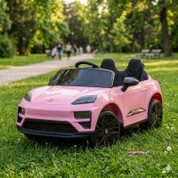 Електромобіль дитячий одномісний машина автомобіль Порше з м'яким сидінням рожевий для дівчинки (M 6314EBLR-8) Електромобіль дитячий одномісний машина автомобіль Порше з м'яким сидінням рожевий для дівчинки (M 6314EBLR-8)