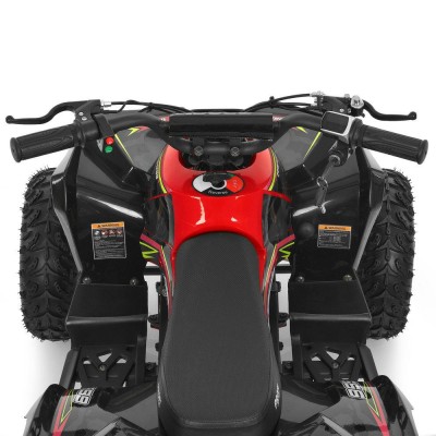 Детский электро квадроцикл (электромобиль с мягким сидением) красный HB-EATV1200Q-3ST