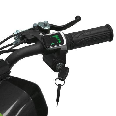 Детский электро квадроцикл (электромобиль с мягким сидением) зеленый HB-EATV1200Q-5(2)ST