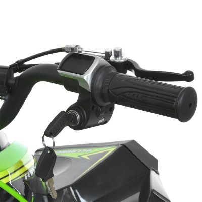 Детский электро квадроцикл (электромобиль с мягким сидением) зеленый HB-EATV1200Q-5(2)ST