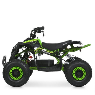Детский электро квадроцикл (электромобиль с мягким сидением) зеленый HB-EATV1200Q-5(2)ST