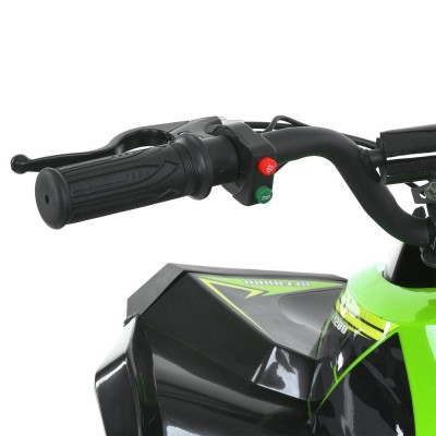 Детский электро квадроцикл (электромобиль с мягким сидением) зеленый HB-EATV1200Q-5(2)ST