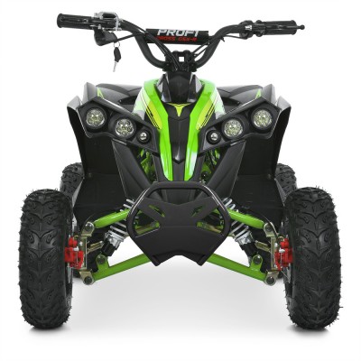 Детский электро квадроцикл (электромобиль с мягким сидением) зеленый HB-EATV1200Q-5(2)ST