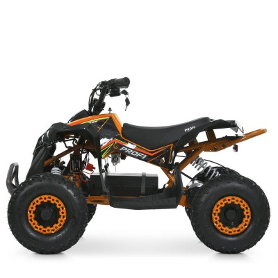 Детский электро квадроцикл (электромобиль с мягким сидением) оранжевый HB-EATV1200Q-7ST