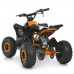 Детский электро квадроцикл (электромобиль с мягким сидением) оранжевый HB-EATV1200Q-7ST