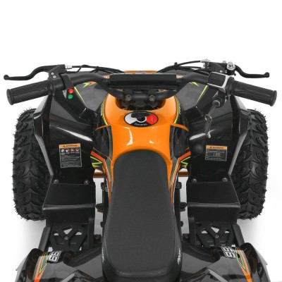 Детский электро квадроцикл (электромобиль с мягким сидением) оранжевый HB-EATV1200Q-7ST