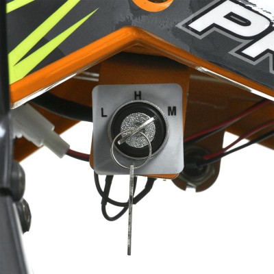 Детский электро квадроцикл (электромобиль с мягким сидением) оранжевый HB-EATV1200Q-7ST