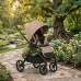 Прогулянкова дитяча коляска з регульованою ручкою бежева El Camino CHLOE (ME 1191 Nougat Beige)