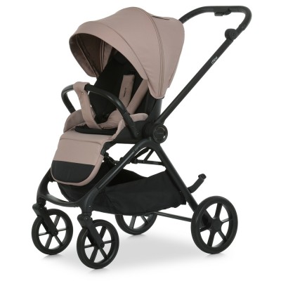 Прогулянкова дитяча коляска з регульованою ручкою бежева El Camino CHLOE (ME 1191 Nougat Beige) Прогулянкова дитяча коляска з регульованою ручкою бежева El Camino CHLOE (ME 1191 Nougat Beige)