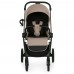 Прогулянкова дитяча коляска з регульованою ручкою бежева El Camino CHLOE (ME 1191 Nougat Beige) Прогулянкова дитяча коляска з регульованою ручкою бежева El Camino CHLOE (ME 1191 Nougat Beige)