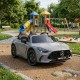 Електромобіль дитячий двомісний автомобіль легковий Мерседес з м'яким сидінням сірий (M 6315EBLR-11(24V))