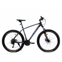 Велосипед спортивний алюмінієвий 27.5 дюймів 21 швидкість сірий Shimano Corso «Atlantis» (AL-27388)