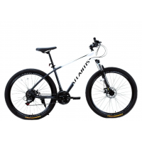 Велосипед спортивний алюмінієвий 27.5 дюймів 21 швидкість білий Shimano Corso «Atlantis» (AL-27558)