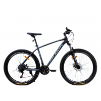 Велосипед спортивний алюмінієвий 27.5 дюймів 21 швидкість сірий Shimano Corso «Atlantis» (AL-27616)
