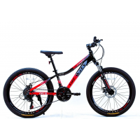 Спортивний алюмінієвий велосипед 24 дюйми (Shimano 21 швидкість) Corso «GRAVITY» GR-24421