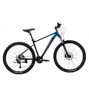 Велосипед спортивный алюминиевый 29 дюймов Shimano Alivio 27 скоростей гидравлическая вилка синий Corso Cyber (CB-58412)