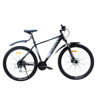 Велосипед спортивный алюминиевый 29 дюймов Shimano Altus 24 скоростей гидравлические тормоза 24ск серый Corso MADMAX (MD-29779)