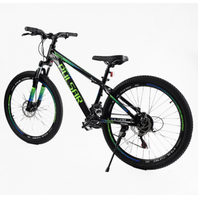 Велосипед спортивний алюмінієвий 26 дюймів рама 13" Shimano 21 швидкість Corso «PULSAR» (PL-26407) Велосипед спортивний алюмінієвий 26 дюймів рама 13" Shimano 21 швидкість Corso «PULSAR» (PL-26407)