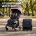 Коляска детская прогулочная с функцией автоматического складывания розовая Carrello Atom S (CRL-5526 Blossom Pink)