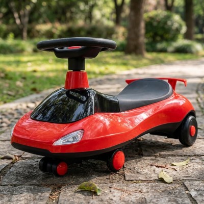 Детская машинка-каталка-толокар (бибикар от педали с мотором) красная Bambi Racer (M 6363-3)