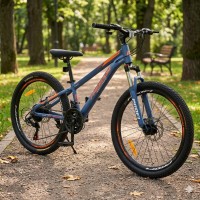 Велосипед спортивный алюминиевый 24 дюйма 21 скорость сине-оранжевый Shimano Profi «Freedom» (FD-2406) Велосипед спортивный алюминиевый 24 дюйма 21 скорость сине-оранжевый Shimano Profi «Freedom» (FD-2406)