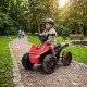 Дитячий електро квадроцикл (електромобіль з м'яким сидінням) червоний (M 6362E-3)