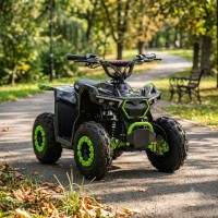 Електро квадроцикл дитячий (електромобіль мотор 1000W швидкість до 25 км/год колеса гума) чорно-зелений (HB-FFG1000-2-5) Електро квадроцикл дитячий (електромобіль мотор 1000W швидкість до 25 км/год колеса гума) чорно-зелений (HB-FFG1000-2-5)