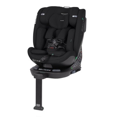 Автокрісло дитяче універсальне поворотне з опорною стійкою ISOFIX Carrello Meteorit CRL-15101 Midnight Black чорне Автокрісло дитяче універсальне поворотне з опорною стійкою ISOFIX Carrello Meteorit CRL-15101 Midnight Black чорне