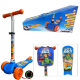 Самокат дитячий триколісний "Hot Wheels. Хот Вілс" для хлопчика з рюкзаком синій (LS2118)