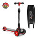 Самокат детский трехколесный для мальчика и девочки черно-красный Best Scooter (44116) Самокат детский трехколесный для мальчика и девочки черно-красный Best Scooter (44116)