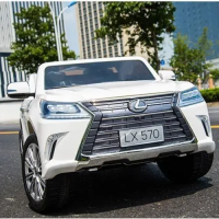 Електромобіль дитячий позашляховик джип 4WD з м'яким сидінням Лексус LX 570 (M 3906(MP4)EBLR-1)